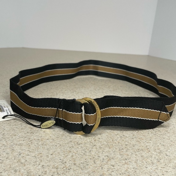 NWT Double Loop Black and Tan Belt Size L/XL - Picture 1 of 6